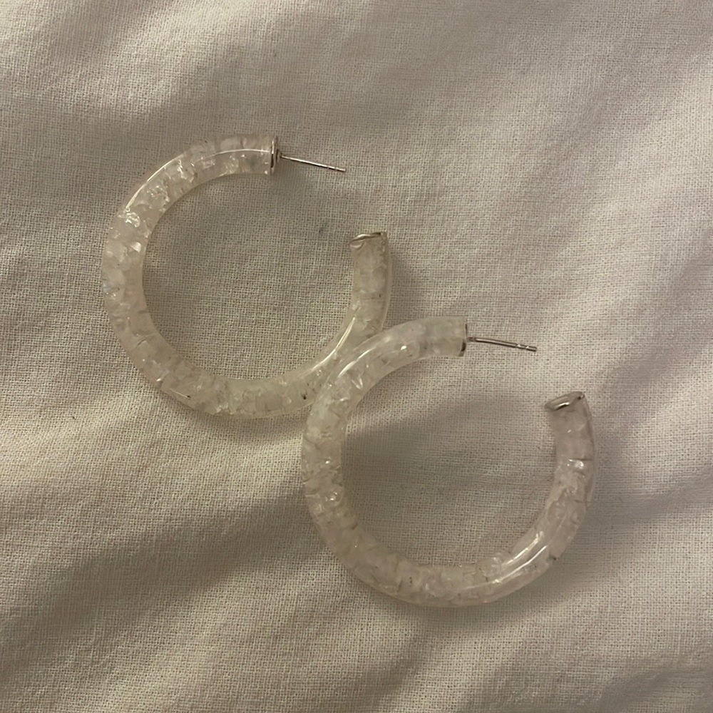 Kendra Scott White Sonnie Earring